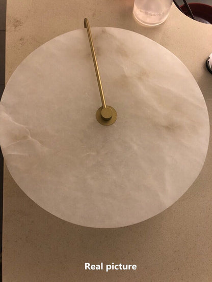 Round Natural Marble LED Wall Lamp