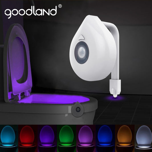 LED Toilet Light PIR Motion Sensor Night Lamp For Children