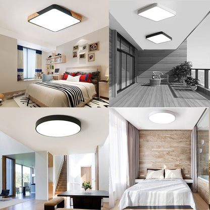 LED Ceiling Light Modern Nordic Square Round Lamp