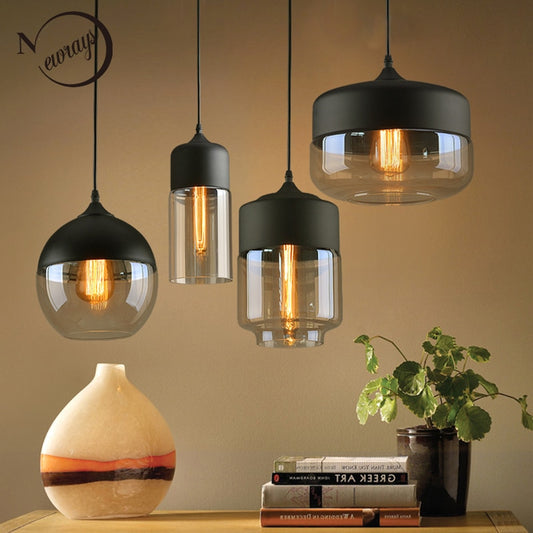 Glass Pendant Lamp Fixtures LED lights