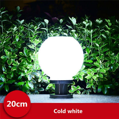 LED Round Ball Stainless Steel Solar