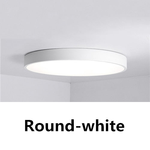 LED Ceiling Light Modern Nordic Square Round Lamp