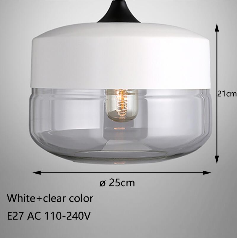 Glass Pendant Lamp Fixtures LED lights