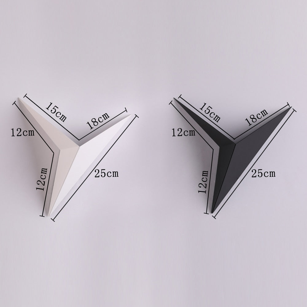 Modern minimalist triangle shape LED Wall Lamps