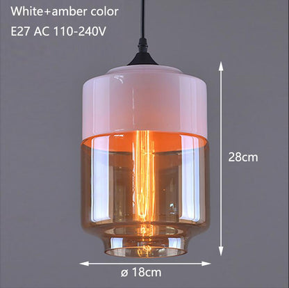 Glass Pendant Lamp Fixtures LED lights