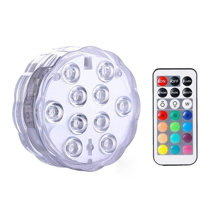 Waterproof Multi Color Submersible LED Lights Underwater Night Lamp Light