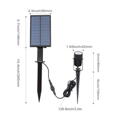 LED Landscape Solar Spotlights Waterproof