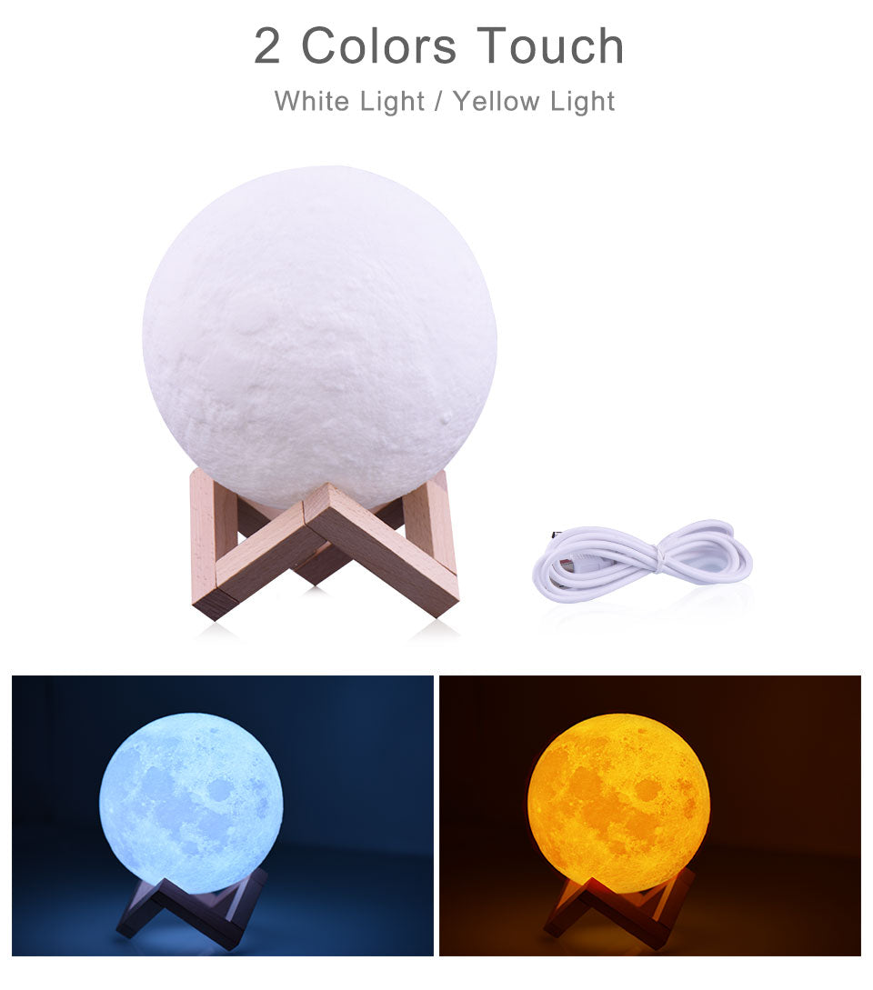 Rambery moon lamp night light