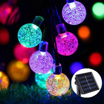 Crystal ball LED Solar Lamp Power