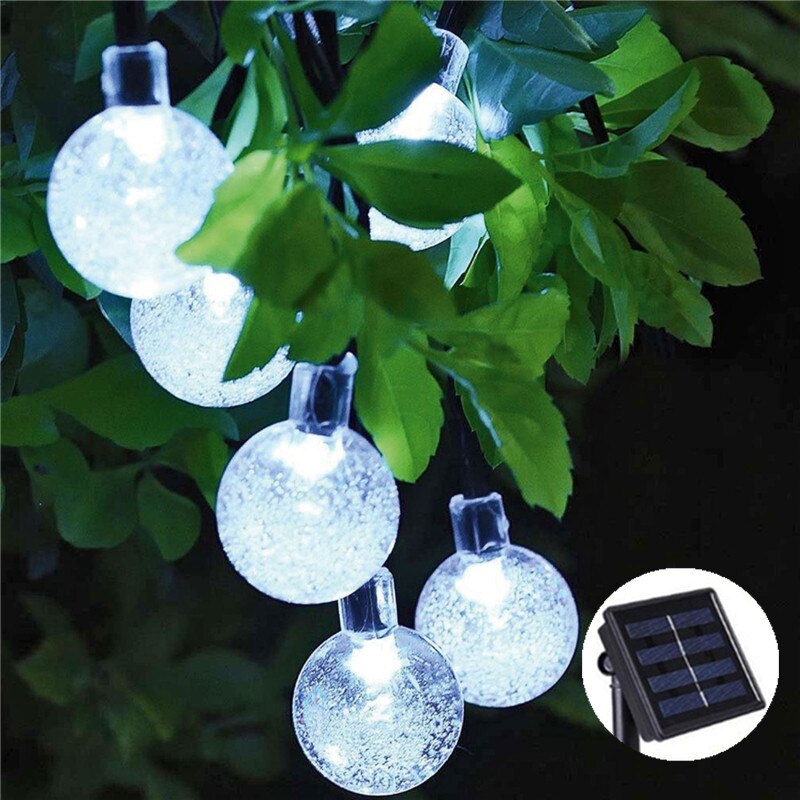 Crystal ball LED Solar Lamp Power