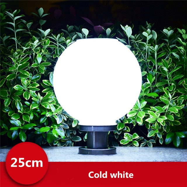 LED Round Ball Stainless Steel Solar