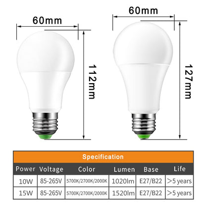 Security Light Automatic On/Off Indoor/Outdoor LED Lamp