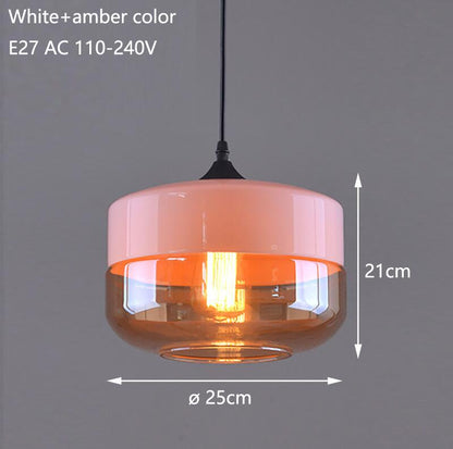 Glass Pendant Lamp Fixtures LED lights