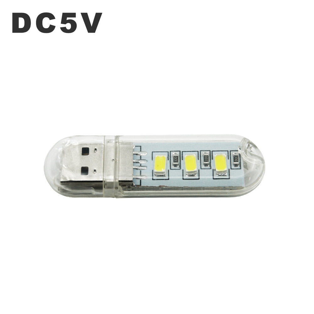 LED USB Night Light Portable U Disk Lamp