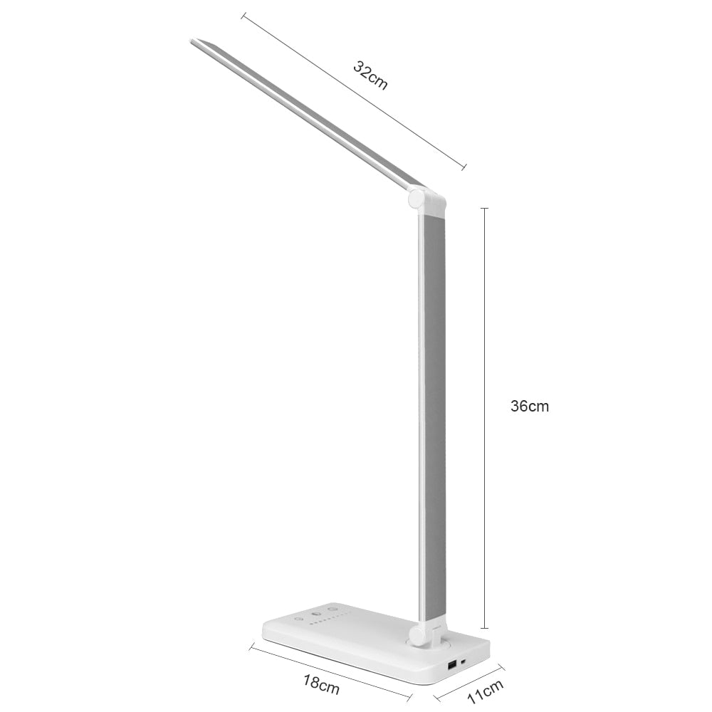 Stepless Dimmable Desk Reading Light