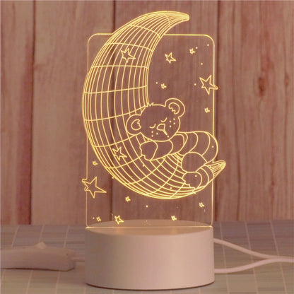 Creative 3D Night Lamp Acrylic Desktop