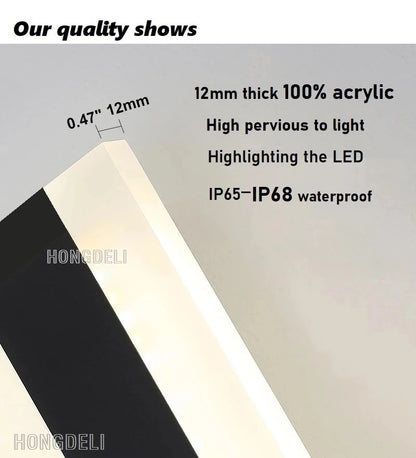 LED  long wall lamp Outdoor