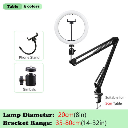 Selfie Ring Lamp Tripod Ring Light