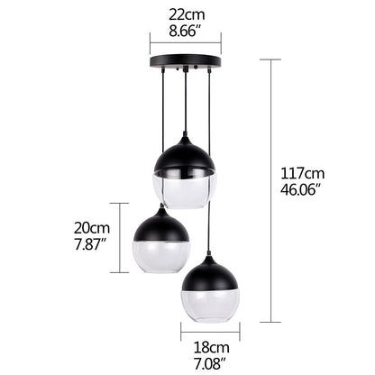 Glass Pendant Lamp Fixtures LED lights