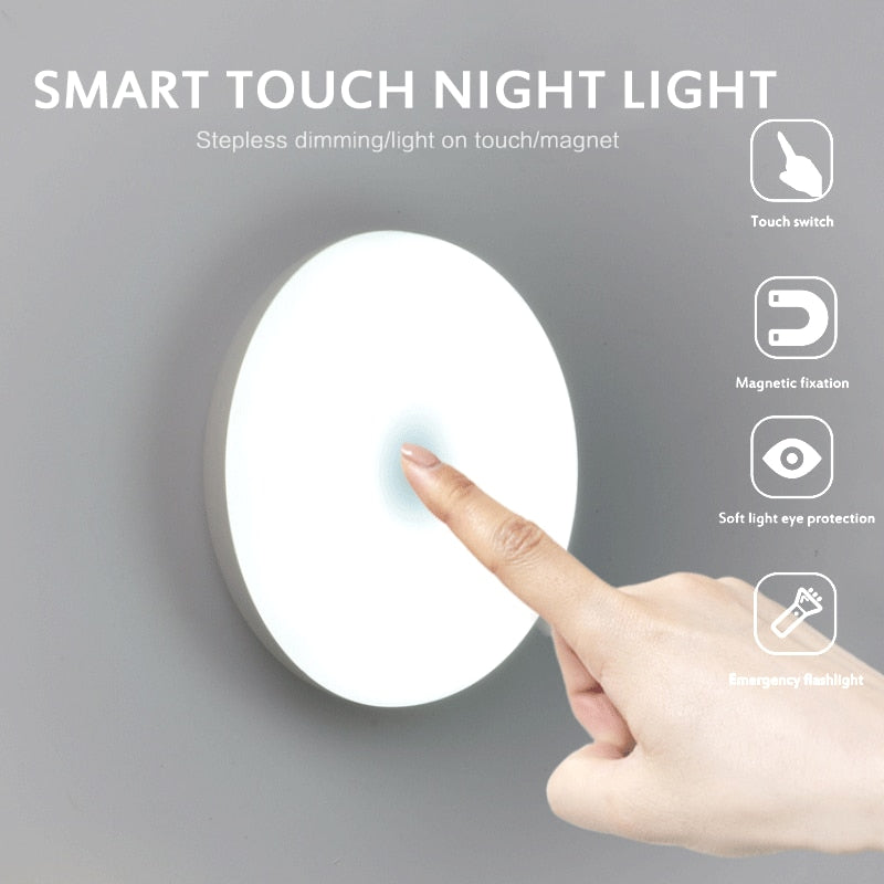 LEDs Touch Sensor Night Light Flashlight