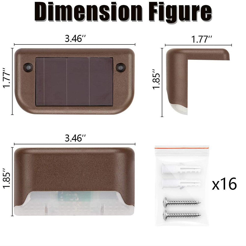 LED Solar Lamp Path Stair Waterproof