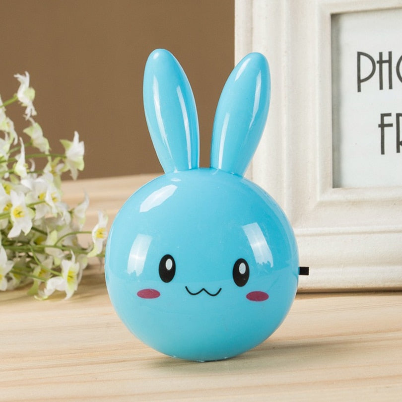 LED Cartoon Rabbit Night Lamp Switch