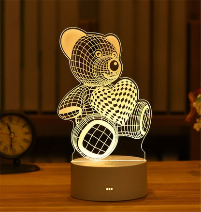 Lamp Acrylic LED Night Lights Decoration