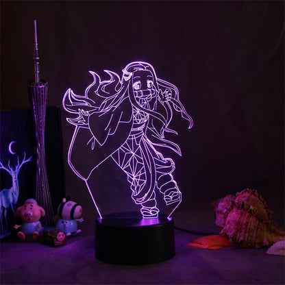 Anime Demon Slayer Acrylic Led