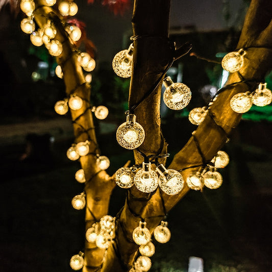 Crystal Ball Solar Lamp Led String