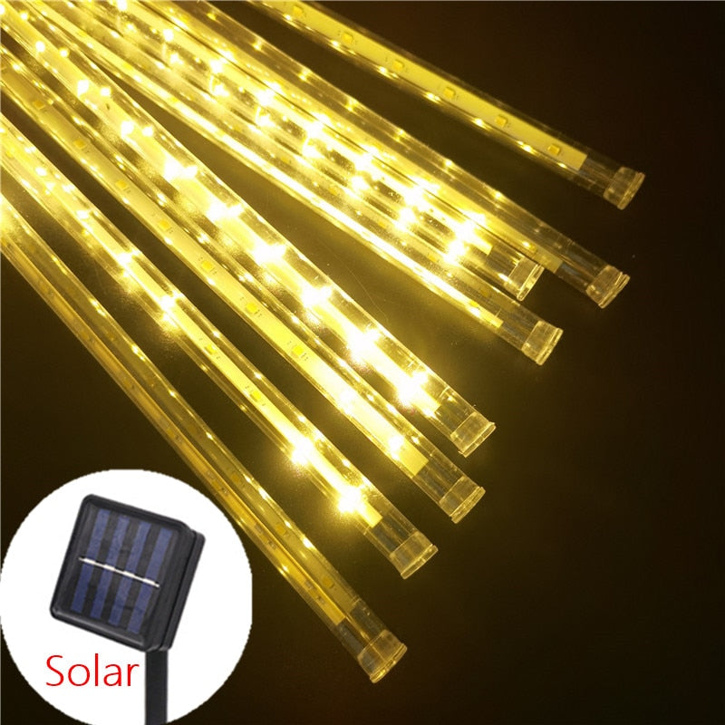 Solar Light Outdoor Led Meteor Shower Rain