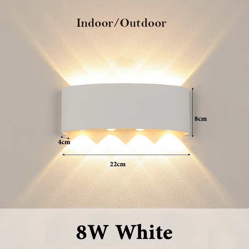 LED Wall Lamps IP65 Outdoor Lighting Waterproof