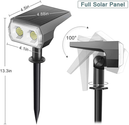 LEDs Solar Light Outdoors Spotlights