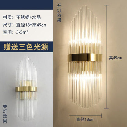 Crystal Wall Lamp Light Luxury Post Modern