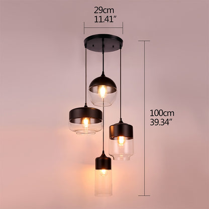 Glass Pendant Lamp Fixtures LED lights