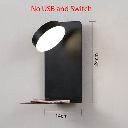 LED Wall Lights With Switch And USB