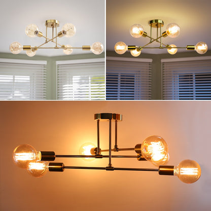 Chandelier Ceiling Lamp Iron Minimalist