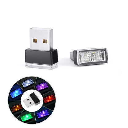 Mini USB LED Book Light Car Lamp Auto Interior