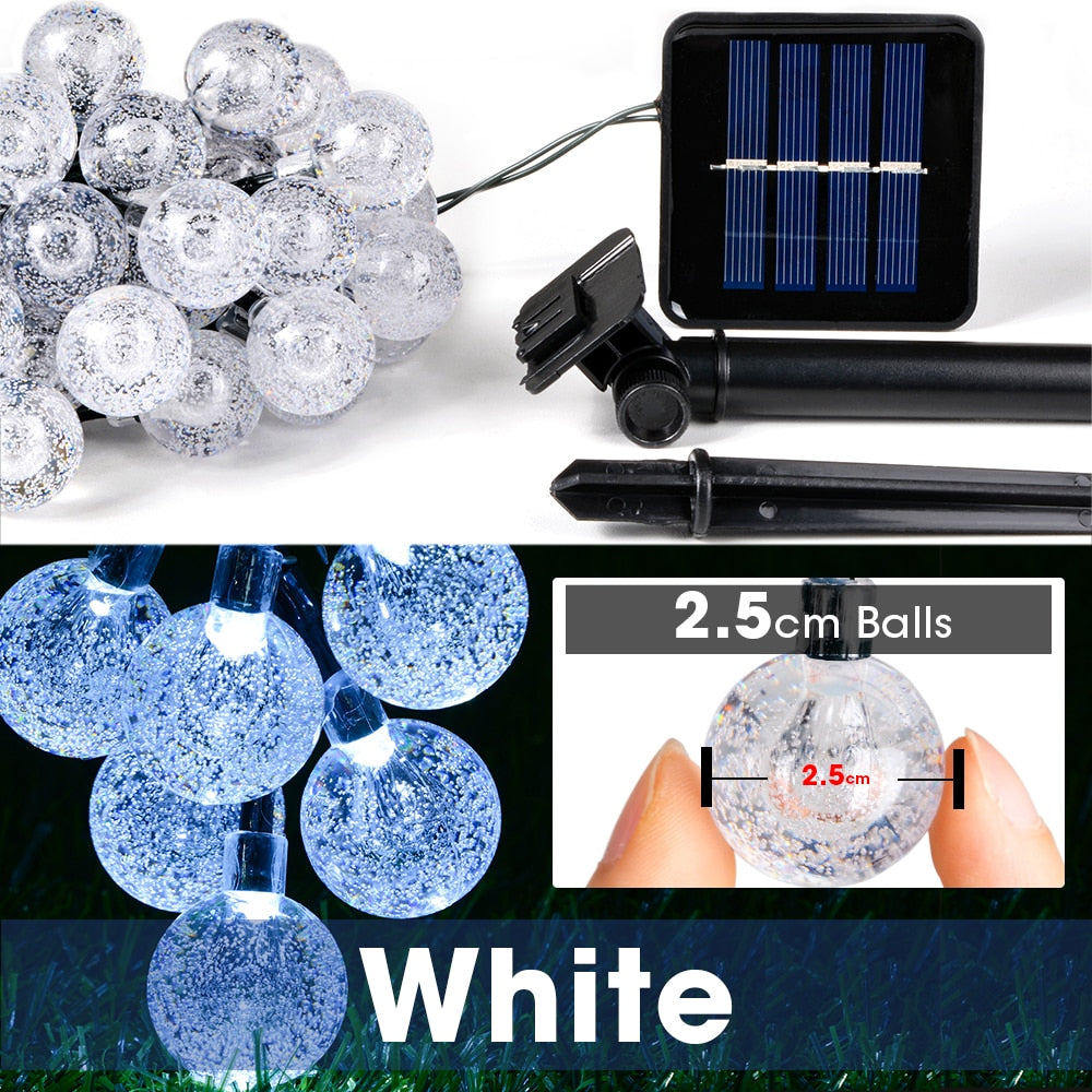 Solar Light Lamp Outdoor Festoon LED