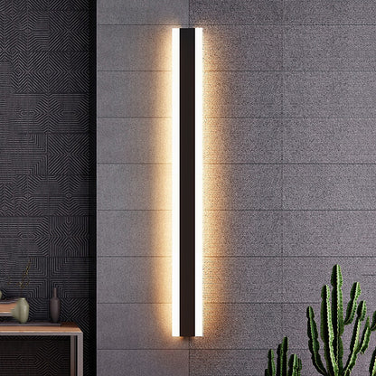 Modern Waterproof outdoor Long Strip LED wall lamp