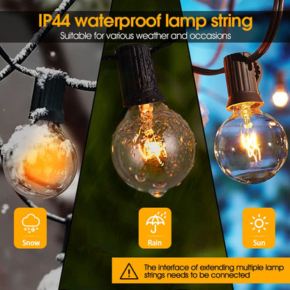 Outdoor String Lights Christmas Party