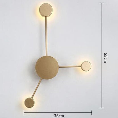 Postmodern wall lamp simple led