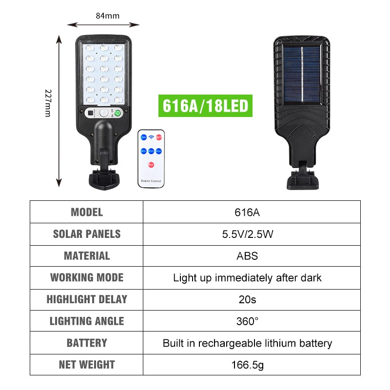 Outdoor Courtyard Sensor Street Light