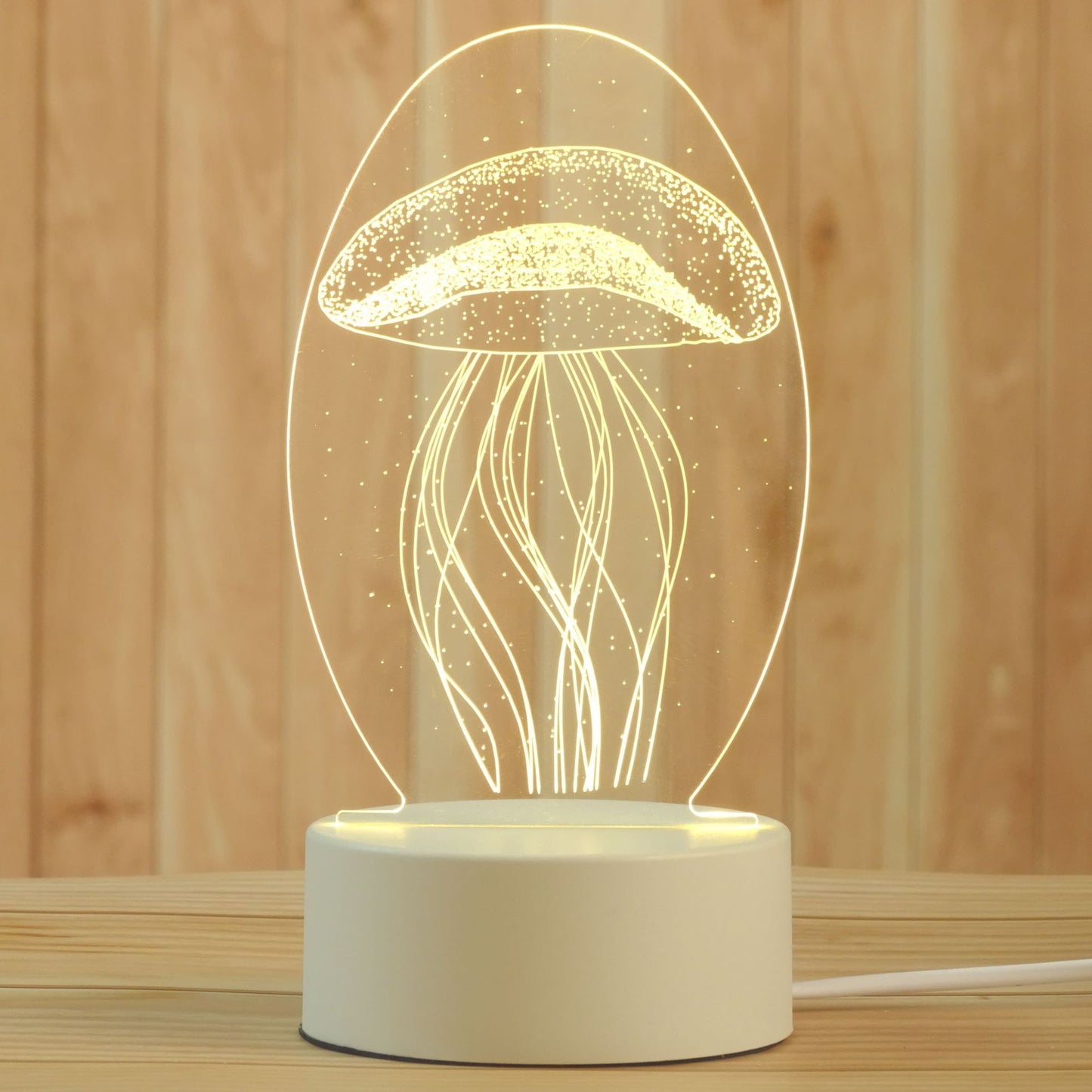 Creative 3D Night Lamp Acrylic Desktop