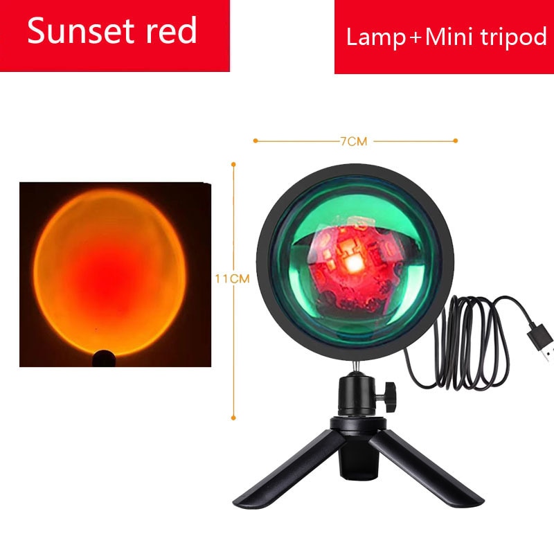 Sunset Lamp Projector Led Night Light