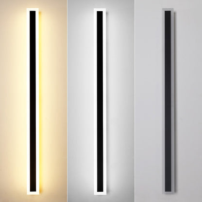 Outdoor waterproof garden decoration long strip outdoor wall lamp