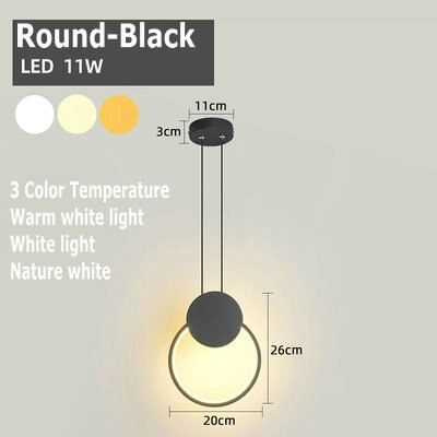 Long Wire Dimmable LED High Ceiling Hanging Light