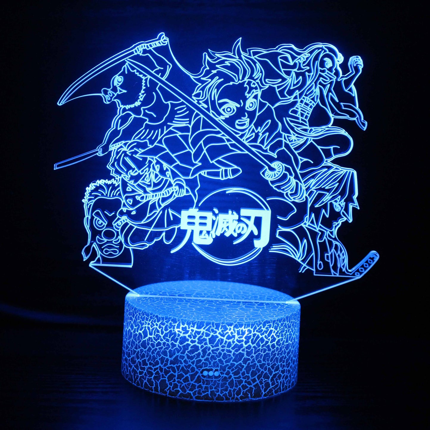 Demon Slayer Anime Tanjiro Lamp Setup