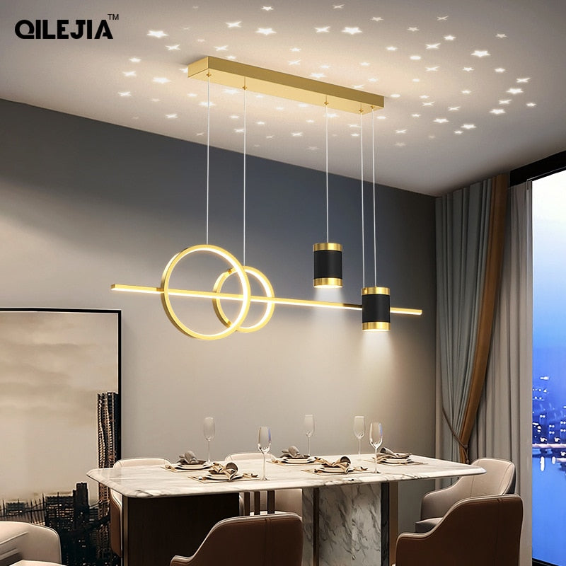 Nordic Starry Light Modern Luxury Dining Room Lamp