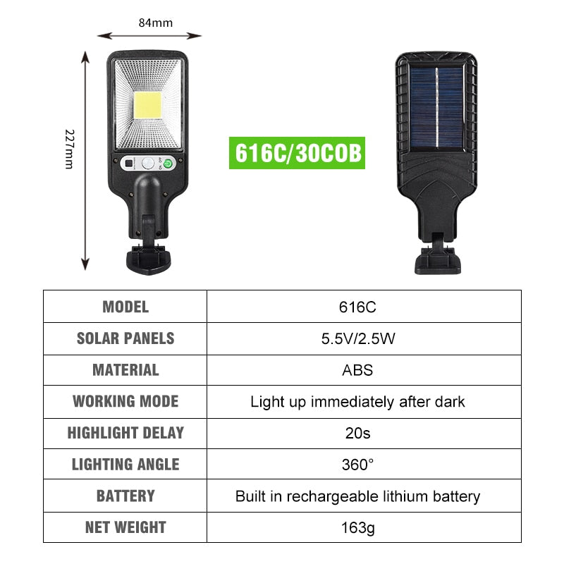 Outdoor Courtyard Sensor Street Light