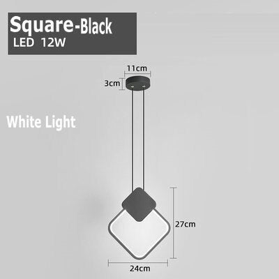 Long Wire Dimmable LED High Ceiling Hanging Light